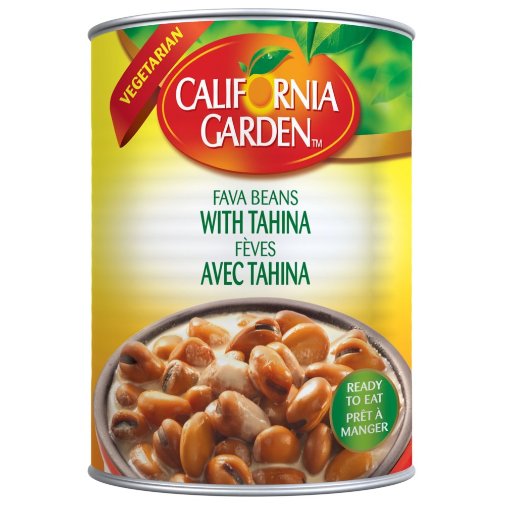 Fava Beans- Tahini Recipe "CALIFORNIA GARDEN" 16 o